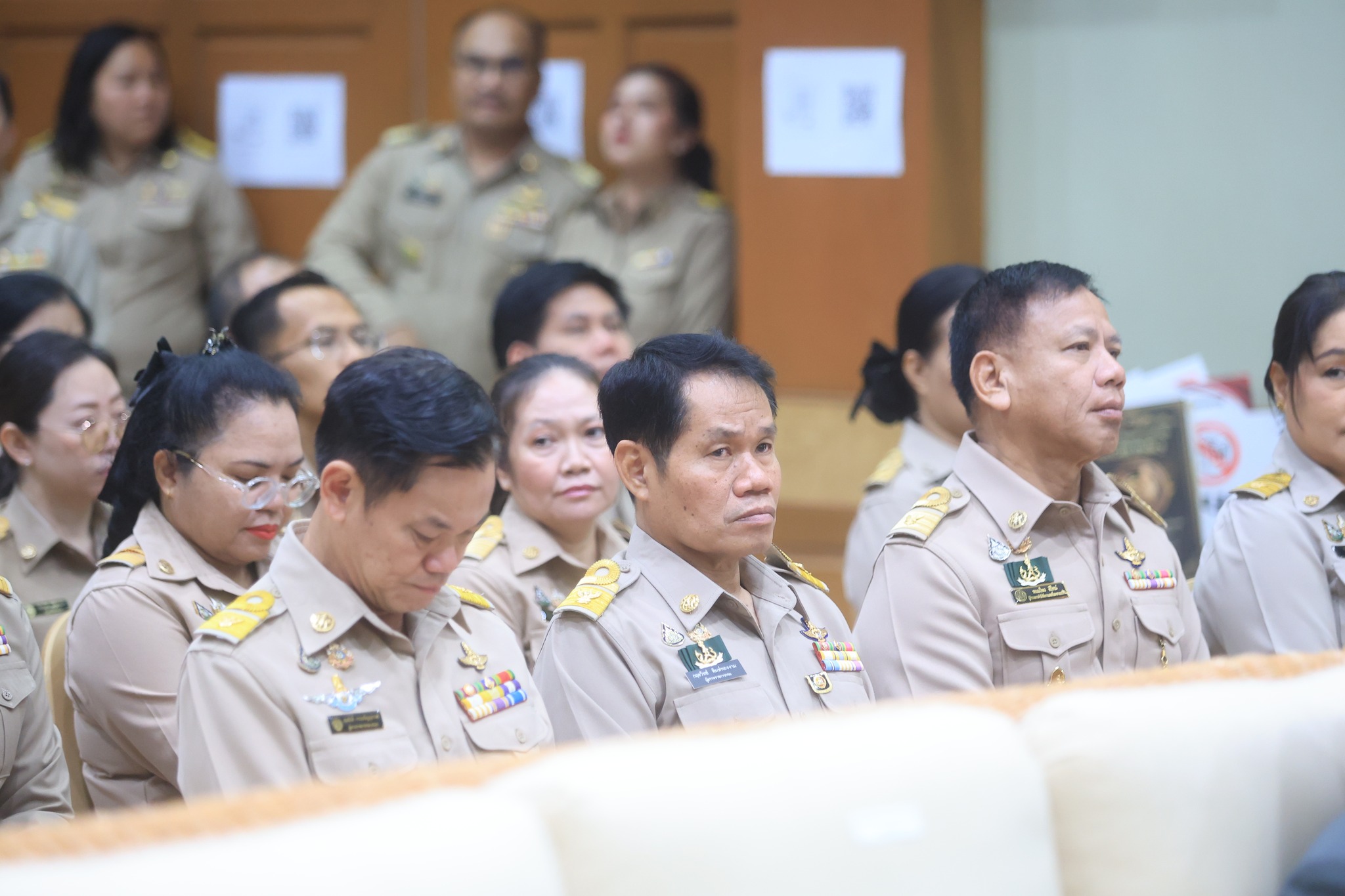 title - เลขาธิการ ส.ป.ก. นำทีมผู้บริหาร และเจ้าหน้าที่ ส.ป.ก. ประกาศเจตนารมณ์ตามนโยบาย No Gift Policy